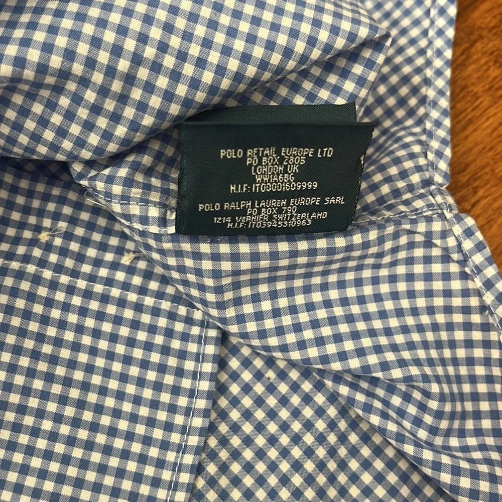 Ralph Lauren plaid Short Sleeves Shirt Size M